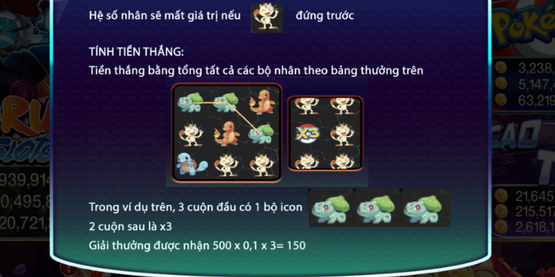 Hướng dẫn luật chơi, cách chơi Pokémon 789club chi tiết